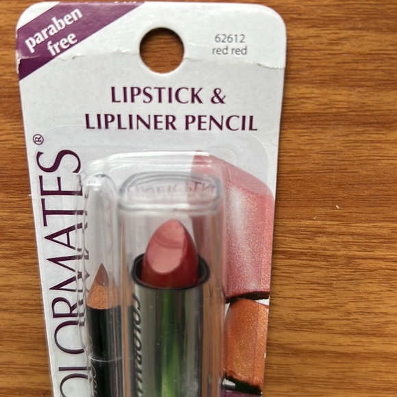 Colormates lipstick & lipliner pencil in red red 62612, New in sealed packaging - Picture 3 of 16